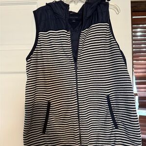 Tommy Hilfiger Navy Hooded Vest